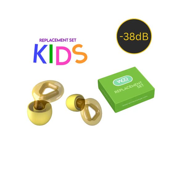 Woo Zen Pro Kids – Tapones de alta reducción para concentración y estudio