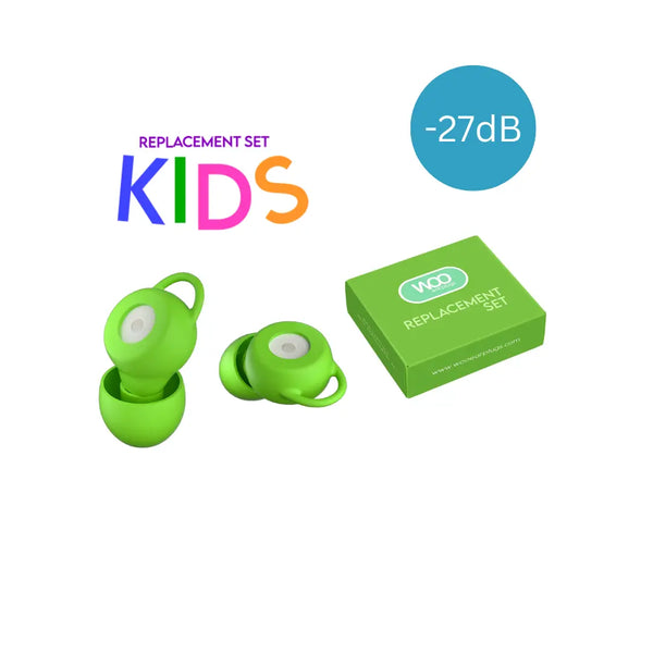 Woo Experience+ Plus Kids – Tapones para niños con reducción de ruido