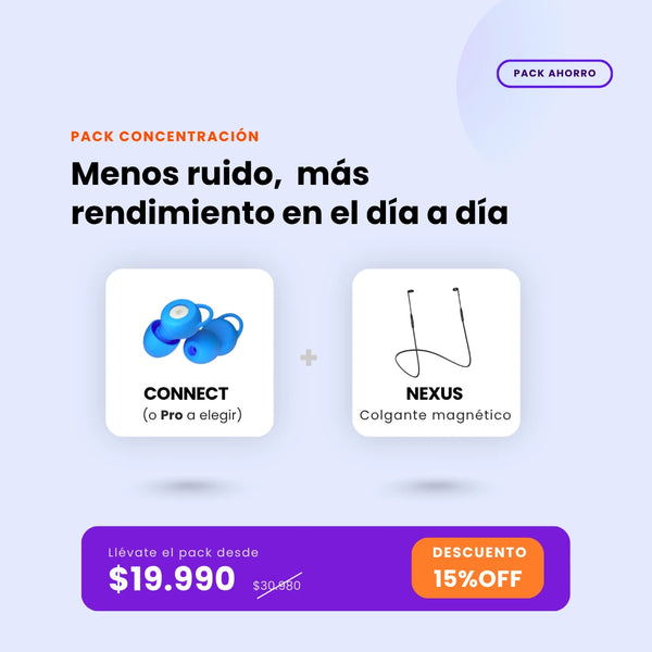 Pack Concentración – Connect 2 o Pro + Nexus