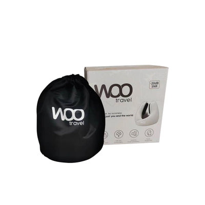 Woo Travel – Almohada de viaje con reducción de ruido