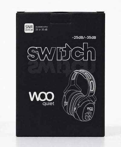 Woo Quiet Switch — Protector Auditivo Ajustable de Doble Modo